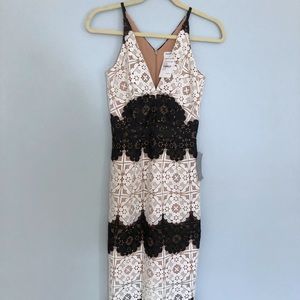 Dress The Population Black & White Cocktail Dress